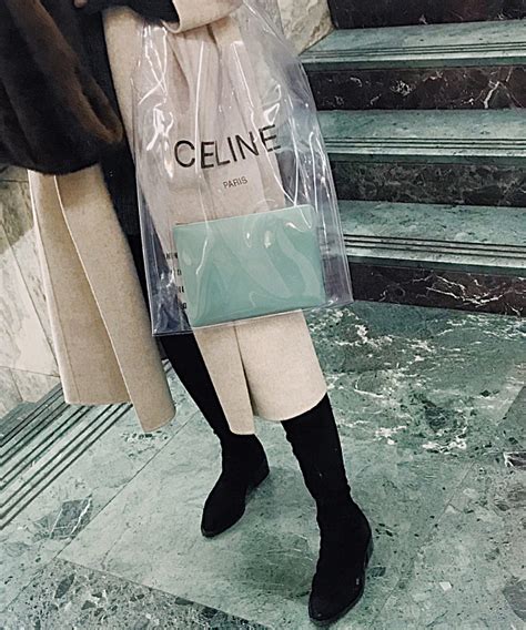 celine plastic bag buy online|Celine.